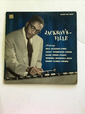 Milt Jackson LP “Jackson’sville” Savoy 12080 ~ DG Mono ~ VG++ Lucky Thompson 12” — 第 1/4 张图片