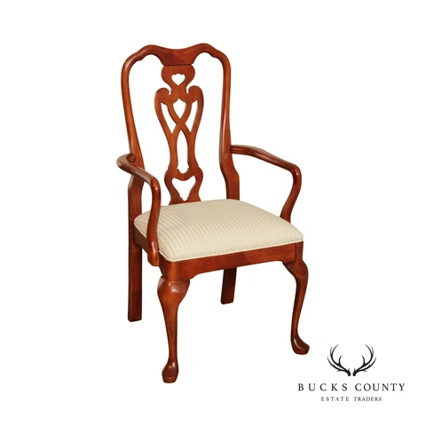 Pennsylvania House Queen Anne Style Cherry Armchair Cover