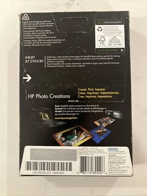 HP Glossy Advanced Photo Paper for Inkjet - 50 Sheets (Q7853A) - Image 1 of 2