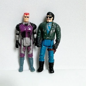 Vintage M.A.S.K. Mask Action Figures Lester Sledge Iguana Sly Rax Piranha Toys - Picture 1 of 8