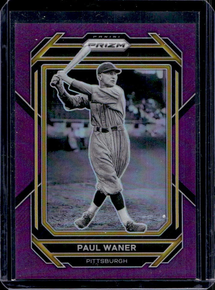 2023 Prizm Paul Waner Purple Prizm #87/99 Pittsburgh