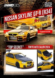 INNO64 MODELS Nissan Skyline GT-R R34 Top Secret Malaysia Expo 2024 - Bild 1 von 13