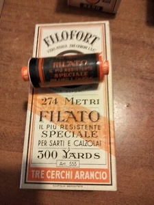 FILO FILOFORT PER SARTI E CALZOLAI  N°50 NERO 300 YARDS/274METRI 12 ROCCHETTi - Foto 1 di 4