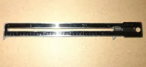 RARO RIGHELLO STRUMENTO DI MISURAZIONE CALIBRO CUCITO VINTAGE 4 POLLICI METALLO PELOUZE GAJIT USA - Foto 1 di 4