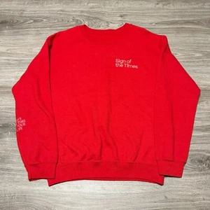 Sudadera polar roja oficial Harry Styles Sign Of The Times 2017 adulto pequeña - Imagen 1 de 6