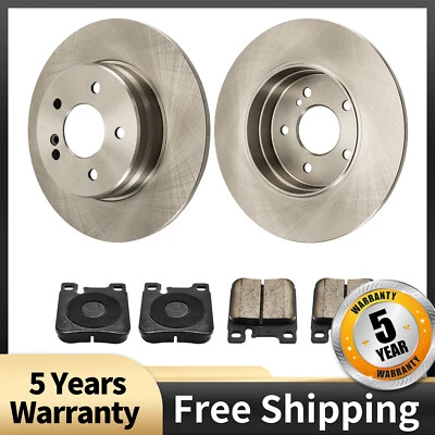 Rotores de disco trasero y pastillas de freno para Mercedes-Benz E300 CLK320 1998-1999 34100 D603 Foto 1 de 4