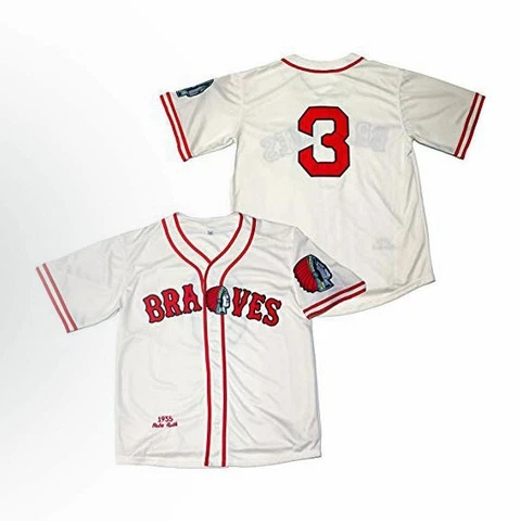 Retro Babe Ruth #3 Boston Braves Throwback Replica Large Baseball Jersey Cover
