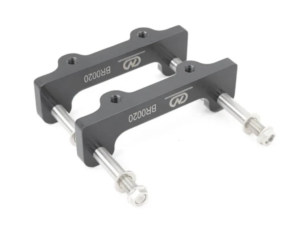 BMW E46 M3 HINTEN 996 PORSCHE BREMBO BREMSSATTEL ADAPTER GROß BREMSE UPGRADE-B20 - Bild 1 von 3