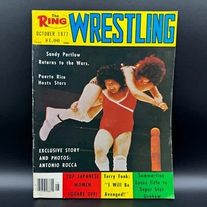 OCTOBER 1977 "THE RING WRESTLING" MAGAZINE *SAMMARTINO LOSES TITLE TO GRAHAM* - Picture 1 of 3