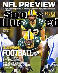 8x10 Photo AARON RODGERS Green Bay Packers Sports Illustrated Cover MVP NFL QB - Picture 1 of 1