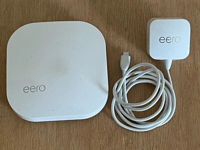 Eero B010001 Pro 2nd Generation Tri-Band AC Home Mesh Wifi Router w/ adapter - Image 1 of 4