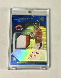 JUSTIN FIELDS Panini ROOKIE AUTO RPA FOIL REFRACTOR SP Variation RC #’d/20 - Picture 1 of 3