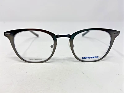 Marco de gafas Converse Q109 GRIS 46-22-145 gris mate de metal con borde completo AY02 Foto 1 de 4
