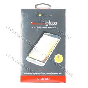 Zagg Invisible Shield HD Clarity Clear Tempered Glass Screen Protector For LG G5 - Picture 1 of 2