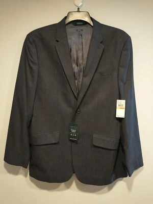 Perry Ellis Mens Blazer 44 Reg Sport Coat Travel Luxe Wrinkle Resistant Blue NWT - Image 1 of 4