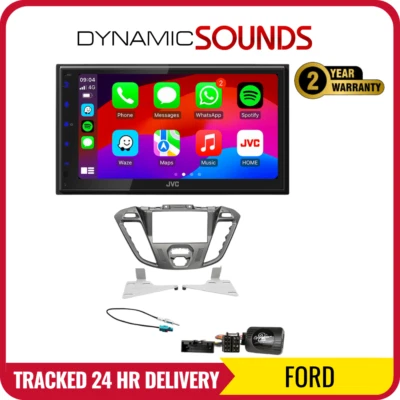 Ford Transit Custom 2012-2021 JVC 6.8" CarPlay, Android Auto Stereo Upgrade Pack - Image 1 of 4