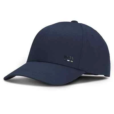 BOSS ZED STRIPE COTTON-TWILL BASEBALL CAP