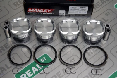 Pistones forjados Manley E/D 4G63T 7 pernos 156 mm varilla larga 87 mm DSM 8,5:1 Evo 9,0:1 Foto 1 de 4