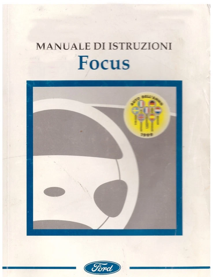FORD FOCUS  MK1 -  USO E MANUTENZIONE! - Driver's Handbook -– - Immagine 1 di 1
