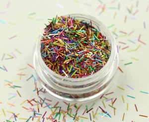 Nail Art Glitter 24 COLOURS Holographic Translucent Glitter flakes festival UK - Picture 1 of 41