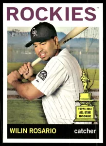 2013 TOPPS HERITAGE SHORT PRINT SP WILIN ROSARIO #488 ROCKIES - Picture 1 of 2