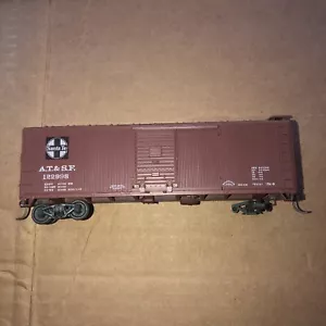 Vagón de tren vintage escala HO SANTA FE AT & SF 122998 BOXCAR ¡Kit de vagón construido! - Imagen 1 de 6