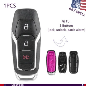3B Smart Remote Key Shell Case Fob For Ford Explorer F-150 F-250 M3N-A2C31243800 - Picture 1 of 9