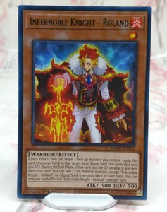 Yugioh - Infernoble Knight - Roland AMDE-EN050 Rare - NM - Picture 1 of 2
