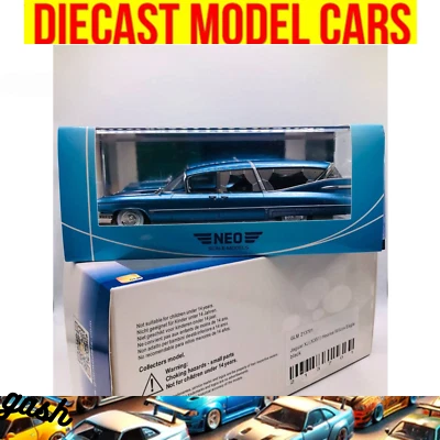 NOS Diecast 1/43 Neo Scale Models Cars 1959 Cadillac Superior Hearse Limited - Image 1 of 4