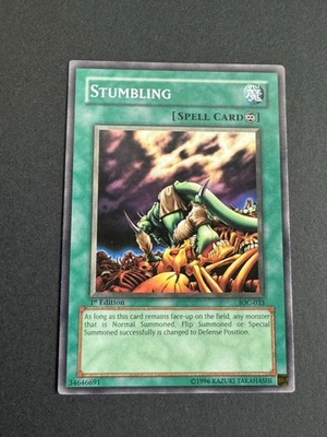 Yu-Gi-Oh Card - Stumbling IOC-035 1st Edition - NM Condition - Image 1 of 2