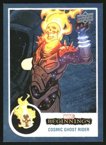 2022 UD Marvel Beginnings Volume 2 Flipped FX Blue FFX17 Cosmic Ghost Rider /125 - Bild 1 von 2