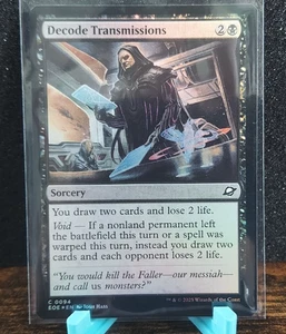 Decode Transmissions C 0094 Edge of Eternities Foil Magic the Gathering - Picture 1 of 2