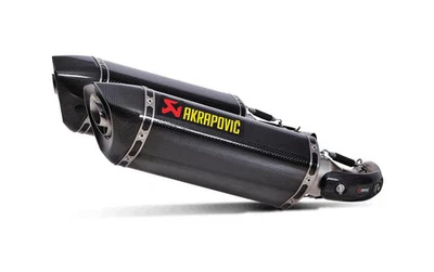 Akrapovic Slip-On Line Doble Escape - Silenciadores Fibra Carbono Moto 1811-2653 Foto 1 de 4