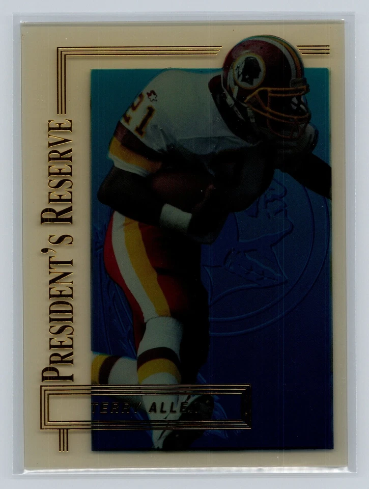 Terry Allen 1996 Collector's Edge President's Reserve #195 Washington Redskins - Image 1 of 2