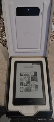 Amazon Kindle Paperwhite 11. Generation Modell 2021 - 8 GB, Schwarz mit Werbung - Bild 1 von 4