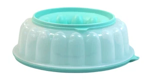 New Tupperware 1.5L Jel Ring Jelly Mould with Bonus Recipes Mint Green - Bild 1 von 1