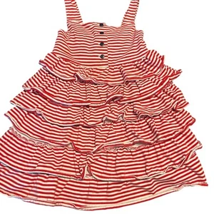 Rare Editions Red White Blue Dress Girls Size 5 July 4th USA  - Picture 1 of 3