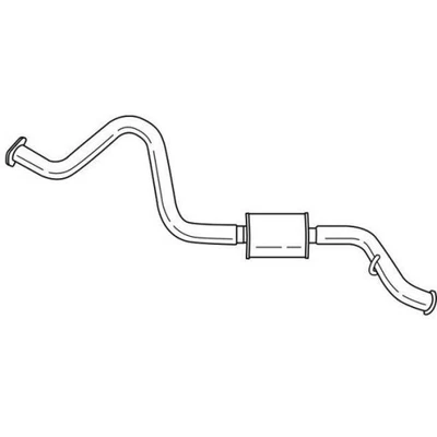 Silencieux Arrière Sigam 32622 pour Lancia Land Rover - Photo 1/2