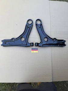 GENUINE VW GOLF GTI MK3 MK2 WIDETRACK REFURBED PAIR FRONT WISHBONES CONTROL ARMS - Picture 1 of 22