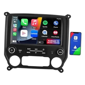 Android 13 Car Stereo for Chevy Silverado GMC Sierra 2014-2018 with Original - Picture 1 of 8