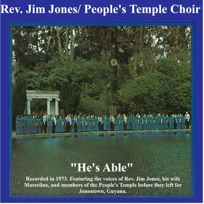 Rev Jim Jones Peoples Temple He's Able LP songs 1973 Jonestown reissue vinyl Foto 1 de 2