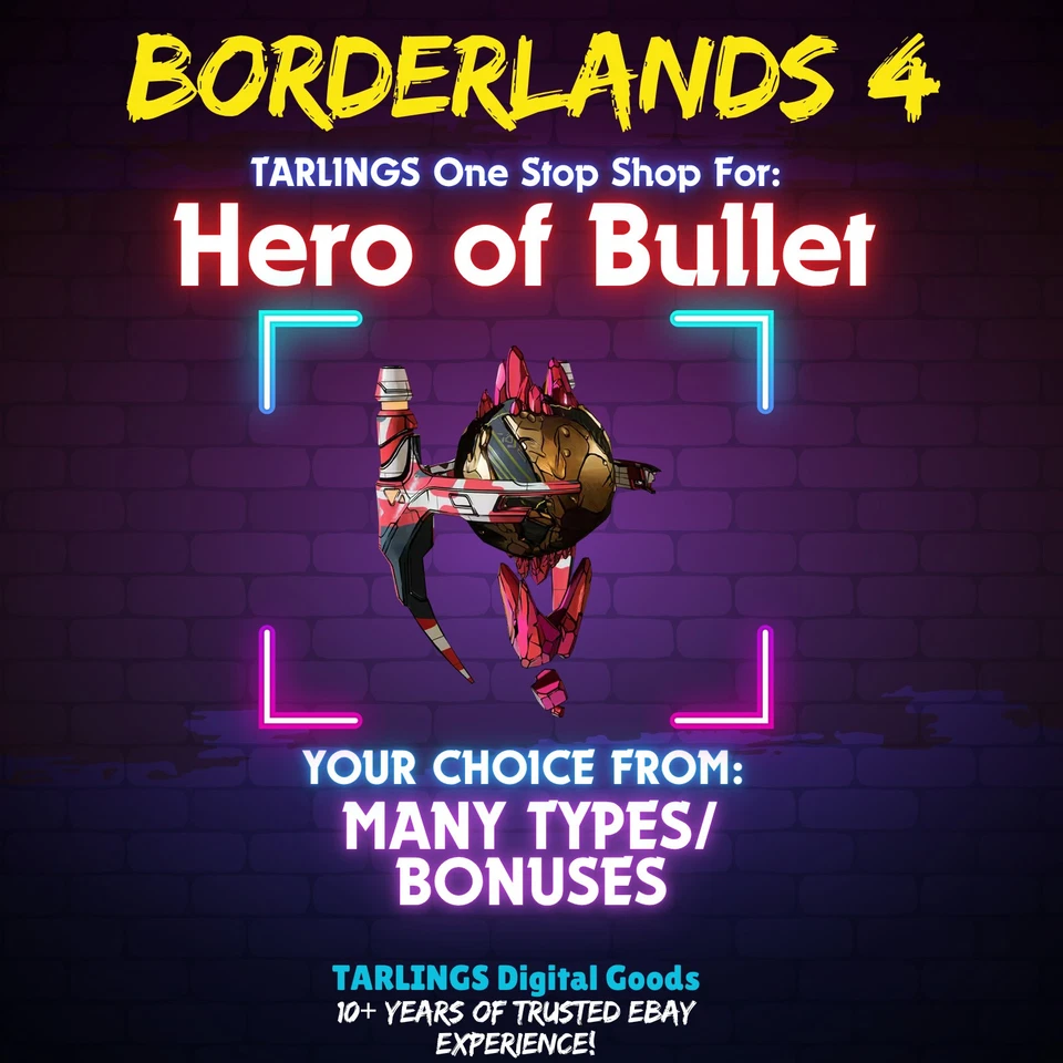 Borderlands 4 🎉 Hero of Bullet [Enhancement] GODROLLS ✨ Pick Your Item!✨ - Image 1 of 1