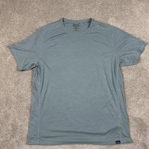 Camisa Patagonia Para Hombres XL Verde Capilene Fresca Ligera Atlética Senderismo Camiseta - Imagen 1 de 9
