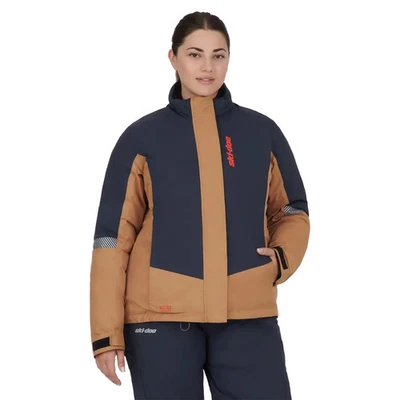 Ski-Doo Snowmobile 440944 Women's Vasa Jacket, Dark Navy - Image 1 of 2