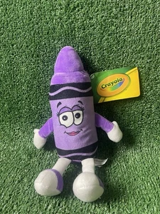 Crayola Plüschtier Lila Buntstift Stofftier 2023 Vivid Violet 11 Zoll Neu Mit Etikett - Bild 1 von 6