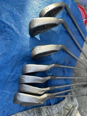 Ping Eye Cat Eye Black Dot Karsten 2-PW Irons Set Steel Lite Shaft Right Mens - Image 1 of 4