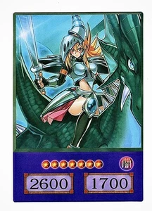 🔮 Dark Magician Girl the Dragon Knight - Edición Anime Yu-Gi-Oh! Tarjeta - Imagen 1 de 5