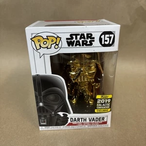 Funko Pop! Vinilo: Star Wars - Darth Vader (oro/cromo) - Amazon (AM)... - Imagen 1 de 6