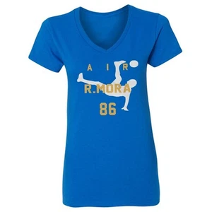 Air R.Mora 86 Soccer Tribute - Porto Fans Ladies' V-Neck Tshirt - Picture 1 of 3