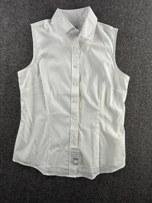 Camisa de vestir Brooks Brothers ajustada de algodón elástico sin planchar sin mangas talla 6 nueva con etiquetas Foto 1 de 4